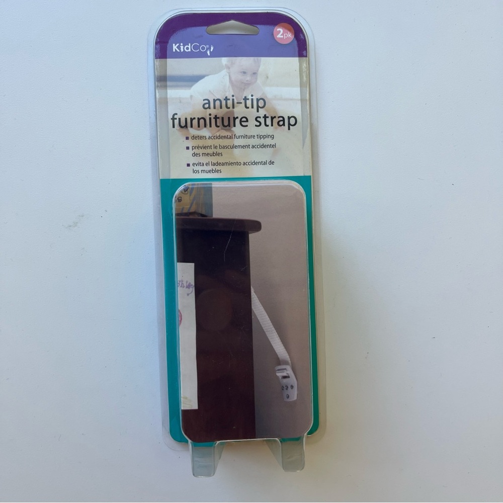 2/$10 KIDCO Anti-tip furniture strap NEW 2 pack